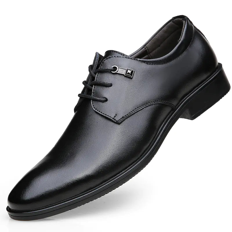 Men's Black Casual Breathable Hole Shoes