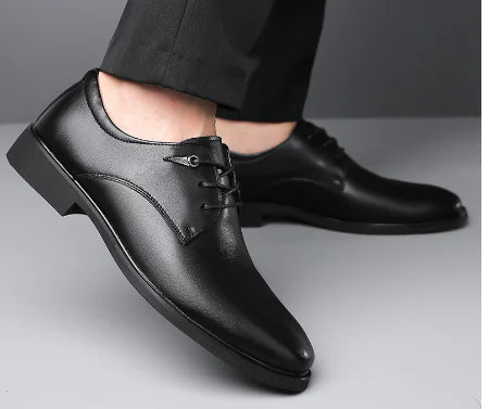 Men's Black Casual Breathable Hole Shoes